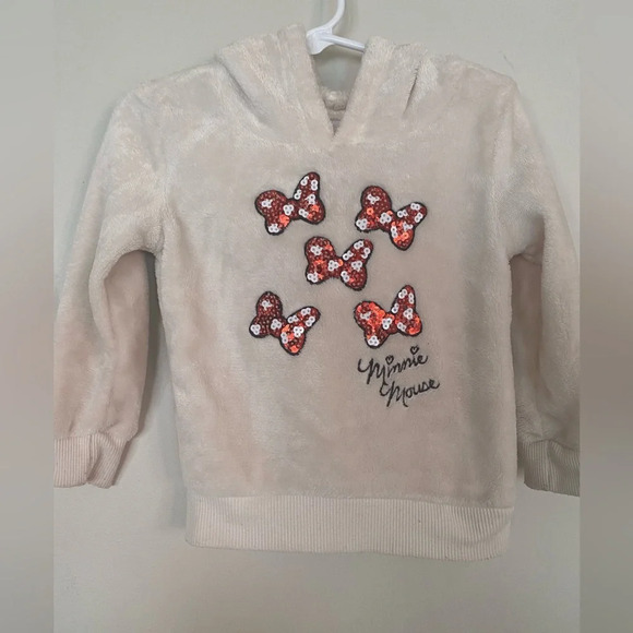 Disney Minnie Mouse Hooded Fleece - Picture 1 of 8